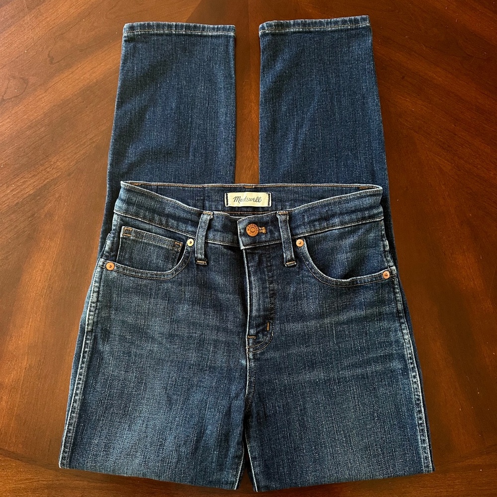Madewell Slim Straight Jeans in Hammond Wash - Picture 5 of 15